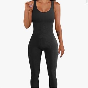 Black Sleeveless Jumpsuit